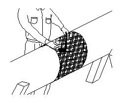 Для удаления пузырьков воздуха поверхность следует прокатывать